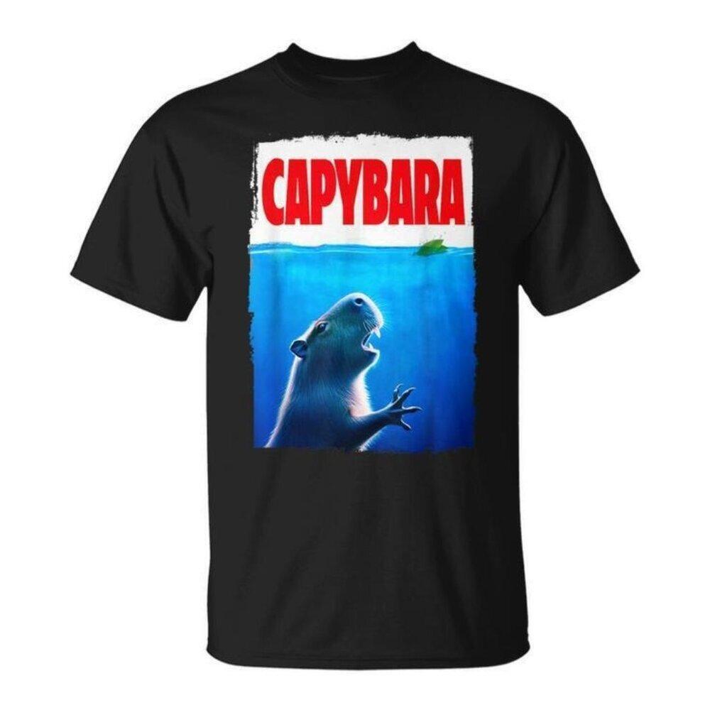 Classic Capybara Paws Lover Animal Outfit Funny Graphic Humor Statement T-Shirt